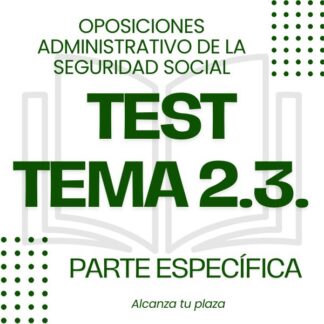 TEST TEMA 2.3 EN PDF PARTE ESPECÍFICA