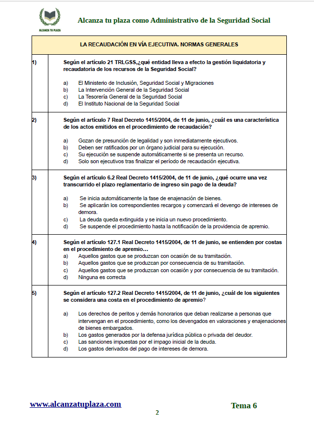 TEST TEMA 6 EN PDF PARTE ESPECÍFICA - Imagen 2