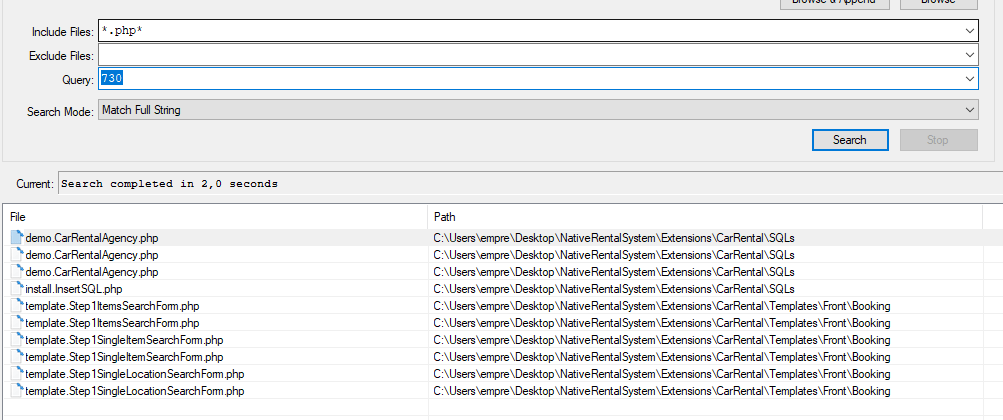 Buscar en archivos de windows con File Seek 7
